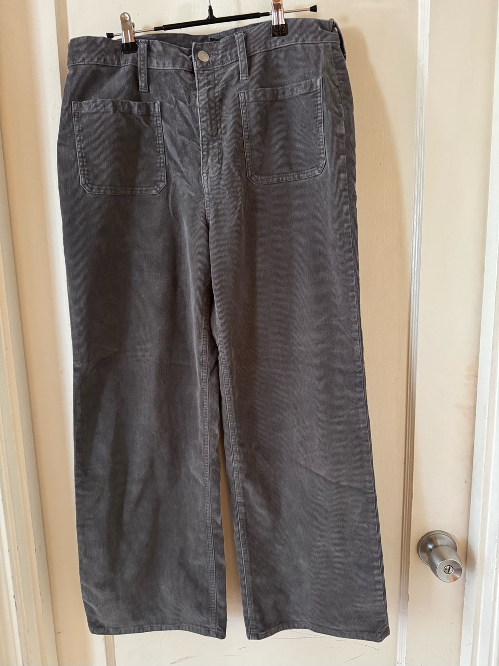 J.Crew Sailor stretch corduroy charcoal grey size 30